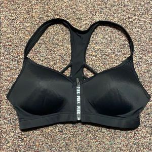 Black PINK VS sports bra. Used once.